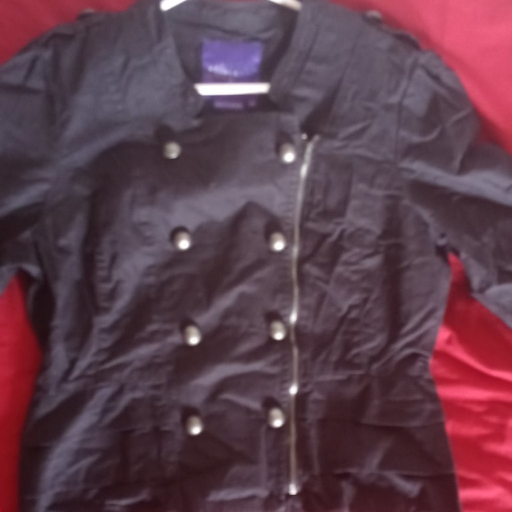 Miley Cyrus & Max Azria - Juniors Military Jacket Preowned